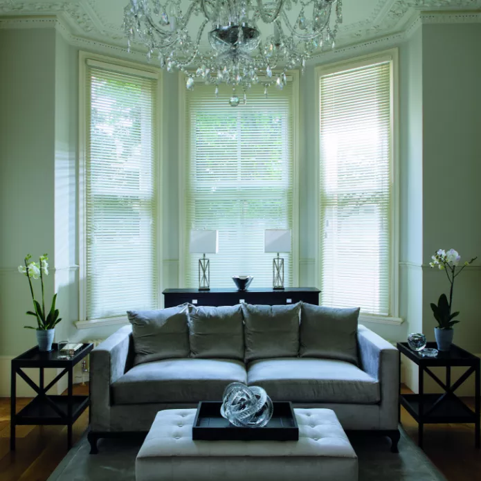 wooden blinds soft White